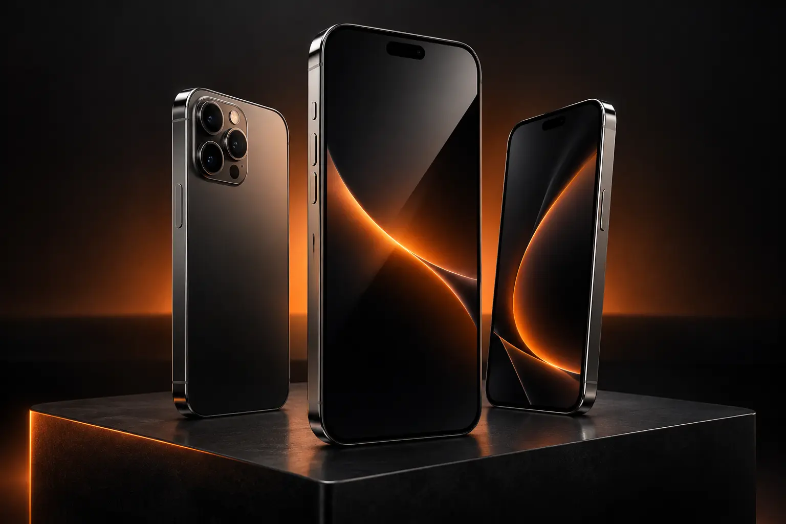 Premium modern smartphone