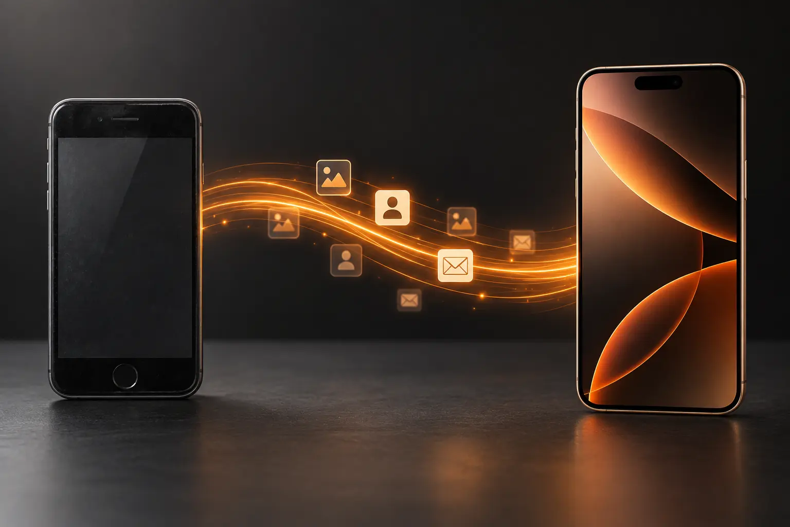 Moving data from an old phone to a new smartphone